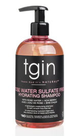 tgin Rose Water Sulfate Free Hydrating Shampoo